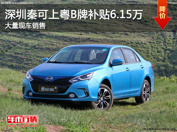 深圳比亚迪秦最新补贴及补贴后价格概述